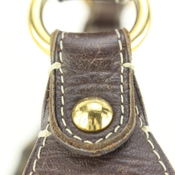 Louis Vuitton Brown Monogram Mini Lin Manon MM Hobo 24lk617s - Picture 8 of 12